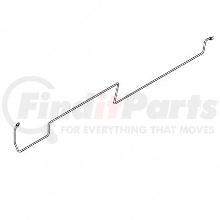 A12-20221-000 by FREIGHTLINER - Brake Hydraulic Tube Assembly - Master Cylinder, Rear, Bundy