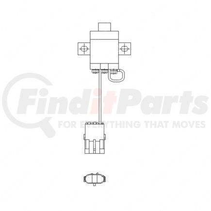 A12-21916-000 by FREIGHTLINER - AXLE SHFT