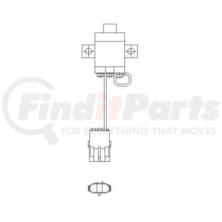 A12-21916-000 by FREIGHTLINER - AXLE SHFT