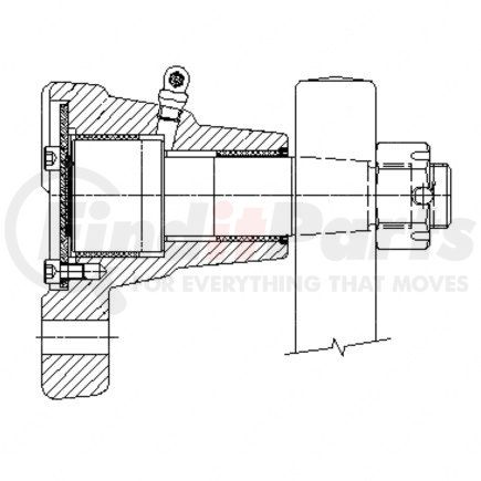 A14-16124-000 by FREIGHTLINER - Steering Bell Crank Assembly