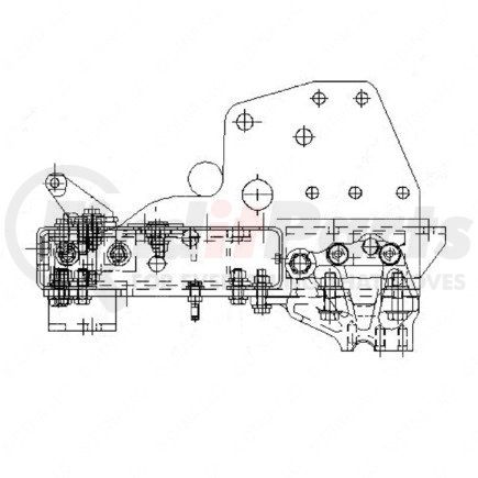 A15-13119-006 by FREIGHTLINER - Forward Frame Assembly