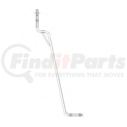 A15-13139-000 by FREIGHTLINER - STRUT REAR OIL PAN GUARD