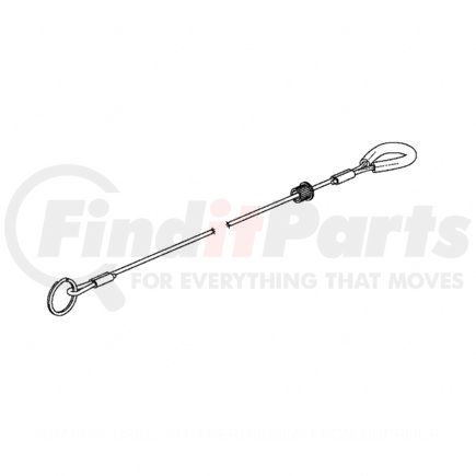 A12-15464-073 by FREIGHTLINER - Air Tain Drain Valve Cable