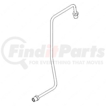 A12-17071-001 by FREIGHTLINER - Tube - Hydraulic, Left + Right Rear, Fln, V=2725