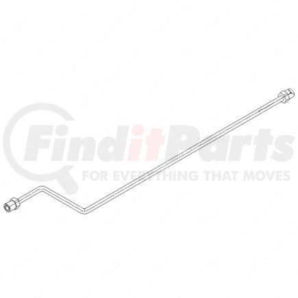 A12-17098-001 by FREIGHTLINER - Brake Hydraulic Line Fitting - End, Rear Axle, Bundy