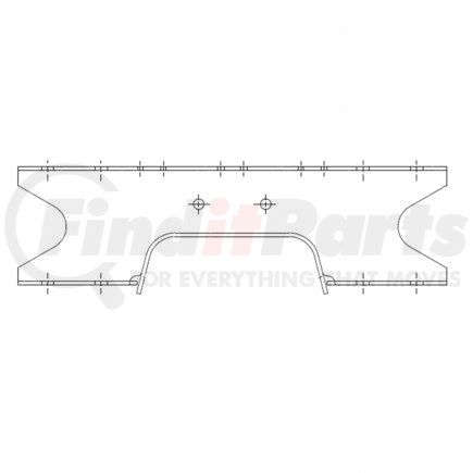 A15-15214-001 by FREIGHTLINER - Suspension Crossmember Assembly - Channel