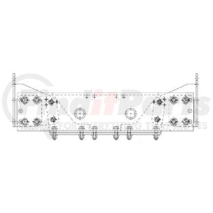 A15-21533-003 by FREIGHTLINER - Frame Crossmember - Assembly, Front Closing, 11 Inch, Fepto