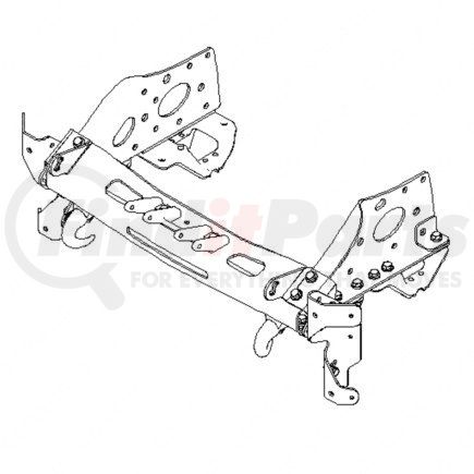 A15-21619-011 by FREIGHTLINER - Forward Frame Assembly - 11 Inch Rail, T85/UG, 14K, Front, Hook