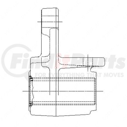 A16-12355-000 by FREIGHTLINER - Air Suspension Spring Bracket - Front, Shackle