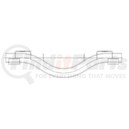 A16-12569-000 by FREIGHTLINER - CROSS TUBE