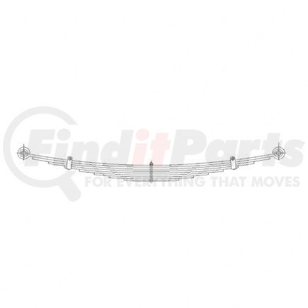 A16-14617-000 by FREIGHTLINER - Air Suspension Spring