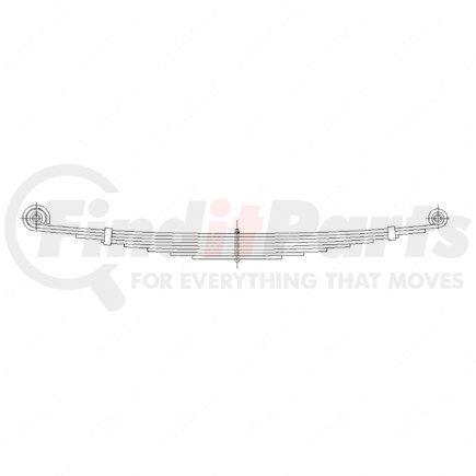 A16-15516-000 by FREIGHTLINER - LEAF SPRING