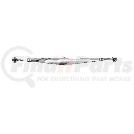 A16-17298-000 by FREIGHTLINER - Leaf Spring - Rear