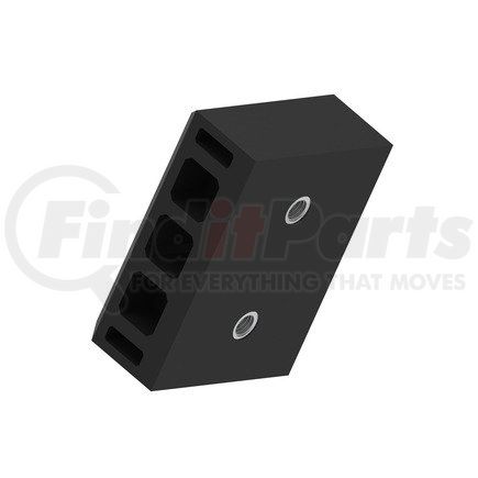 A17-18108-001 by FREIGHTLINER - Hood - Isolator Rear Support, Black, Polyurethane