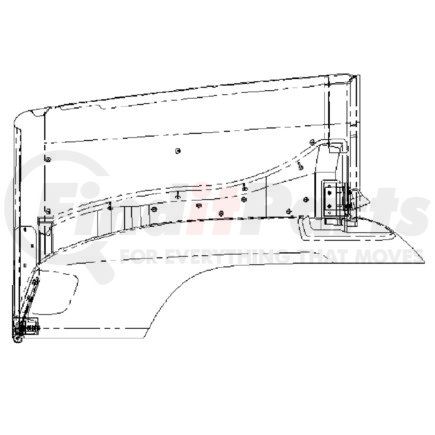 A17-12442-002 by FREIGHTLINER - Hood Assembly