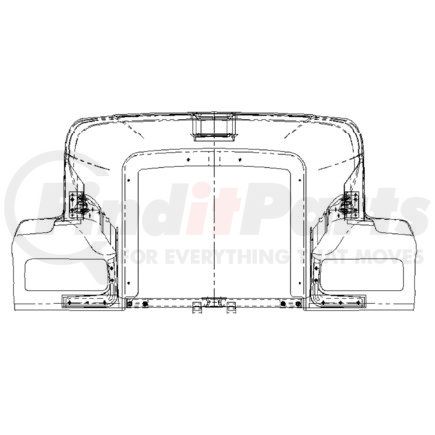 A17-12443-004 by FREIGHTLINER - Hood Assembly