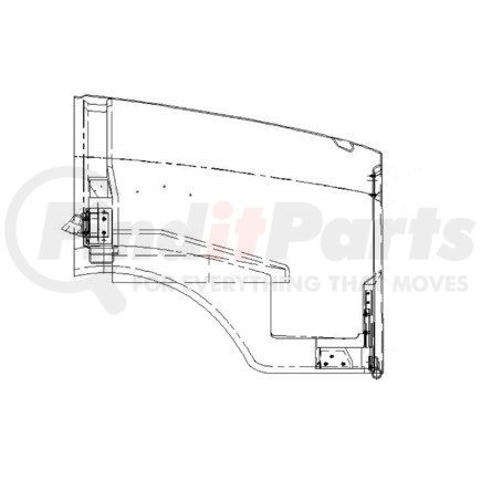 A17-12464-005 by FREIGHTLINER - Hood