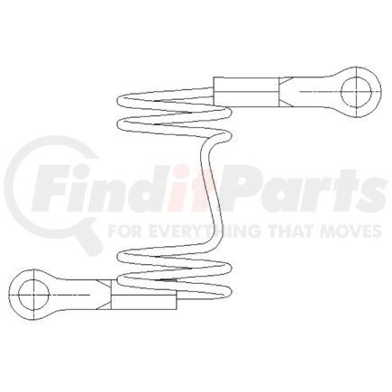 A17-12756-000 by FREIGHTLINER - Hood Release Cable
