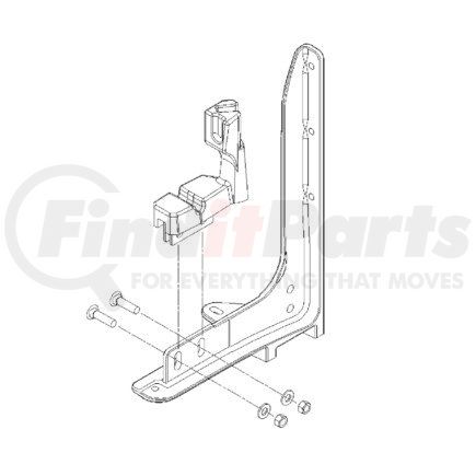 A17-12924-002 by FREIGHTLINER - BRACKET