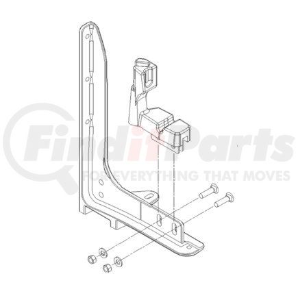 A17-12924-003 by FREIGHTLINER - BRACKET S