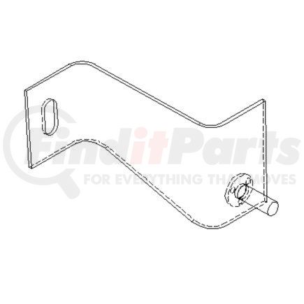 A17-14817-001 by FREIGHTLINER - Grille Mounting Bracket - Stat 1200, Upper, Right Hand