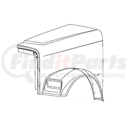 A17-14881-004 by FREIGHTLINER - Hood