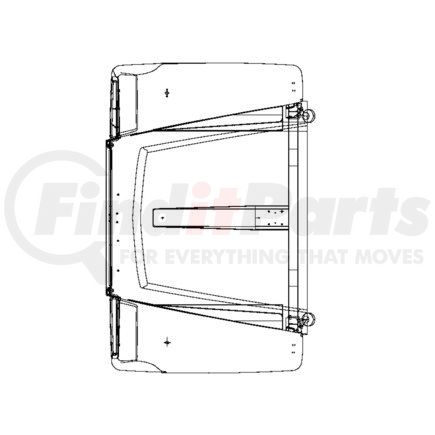 A17-14882-007 by FREIGHTLINER - Hood