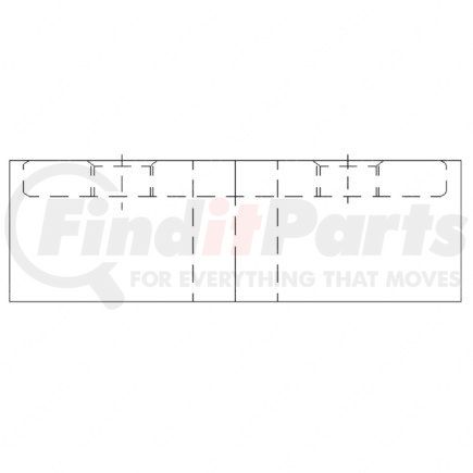 A18-09311-001 by FREIGHTLINER - Bumper Plate Stop