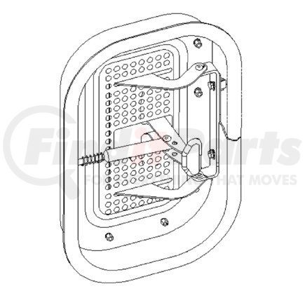 A18-11400-010 by FREIGHTLINER - AIR VENT ASSY