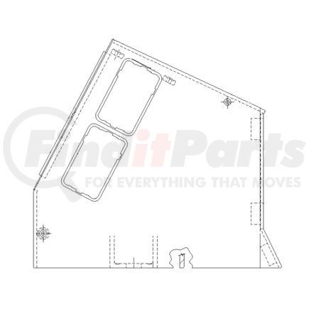 A18-19555-003 by FREIGHTLINER - COVER,SID