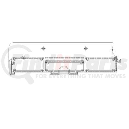 A18-22178-017 by FREIGHTLINER - Dashboard Panel - LH, 6.35mm Thickness, ABS, Painted, Black