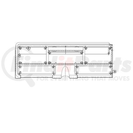 A18-22178-019 by FREIGHTLINER - Dashboard Panel - Left Hand, Section A, Quartz Gray