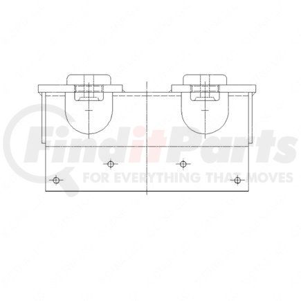 A18-24201-000 by FREIGHTLINER - Multi-Purpose Bracket - Cab Mount, Rear