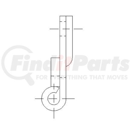 A18-25689-000 by FREIGHTLINER - Door Check Guide Support