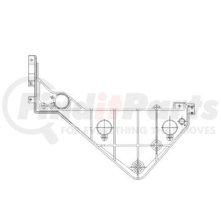 A18-26258-000 by FREIGHTLINER - Dashboard Cover Assembly - Lower, Black, Without, Ashtray Or Acc Panel Holes