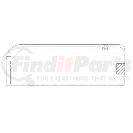 A18-27086-004 by FREIGHTLINER - COVER-FLOOR ,MAT,RH CONV,SILEN