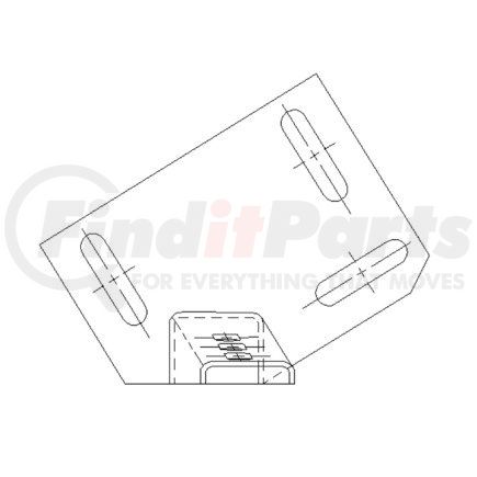 A18-27193-000 by FREIGHTLINER - Cowl Bracket Assembly - Left Hand