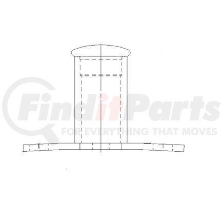 A18-27214-000 by FREIGHTLINER - Suspension Strut Bumper Stop - Cab Mount, Lower