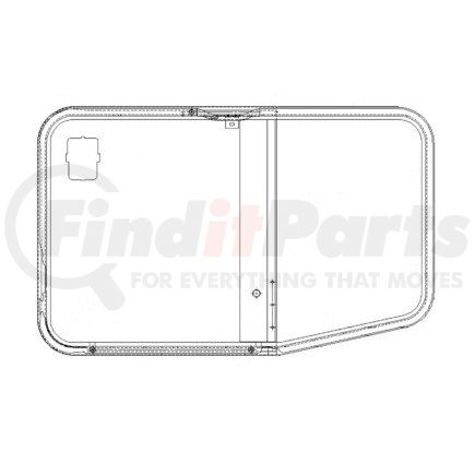 A18-27745-005 by FREIGHTLINER - Door Frame Assembly