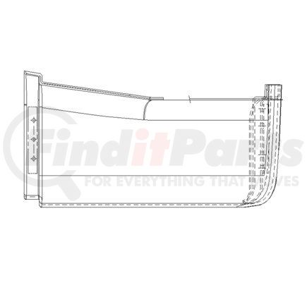 A18-27774-000 by FREIGHTLINER - COWLSIDE ASSY LH