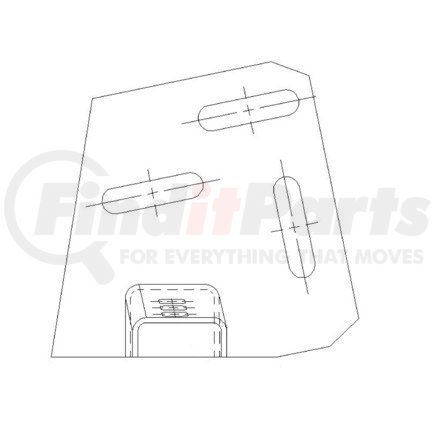 A18-27831-000 by FREIGHTLINER - Cowl Side Support - 112 SD