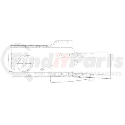 A18-27980-010 by FREIGHTLINER - Cowl Panel - Side, Left Hand