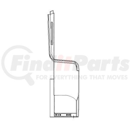 A18-27999-000 by FREIGHTLINER - Cowl Side - 120SD, w/ Eng Air, LH