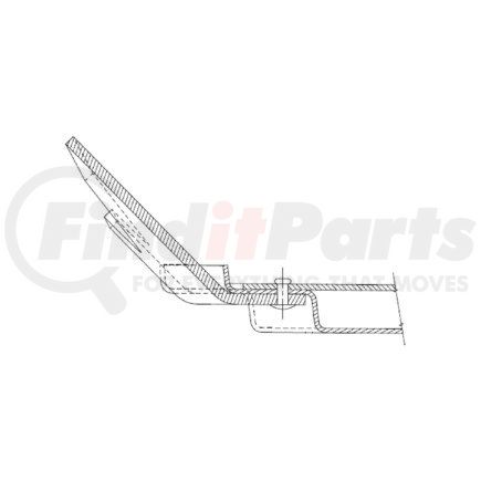 A18-28322-007 by FREIGHTLINER - PANEL COWL SIDE CLASSI