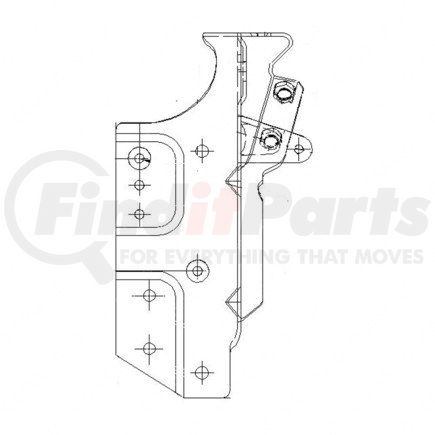 A18-29175-001 by FREIGHTLINER - Clutch Pedal Bracket