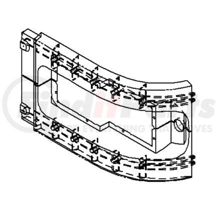 A18-29261-000 by FREIGHTLINER - Headlight Trim Panel