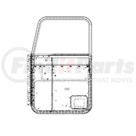 A18-32311-005 by FREIGHTLINER - PANEL CAB AUSSIE RH LW