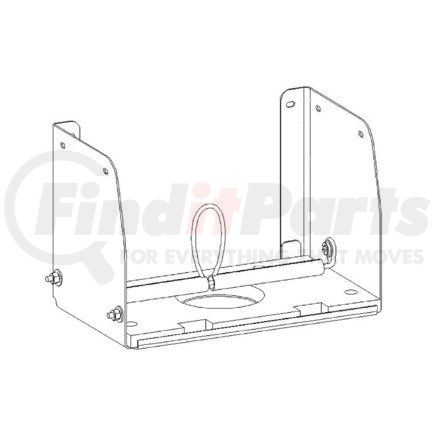 A18-33823-000 by FREIGHTLINER - BAY ASM RADIO BASE DA