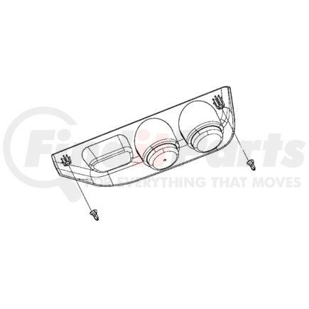 A18-43252-003 by FREIGHTLINER - Overhead Console