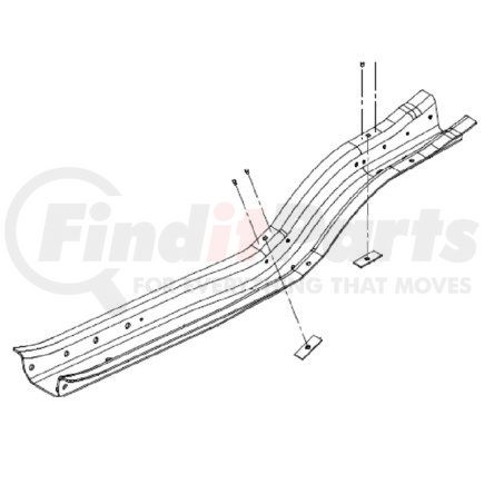 A18-44384-001 by FREIGHTLINER - Floor Panel